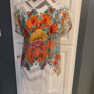 Johnny Was Floral Top